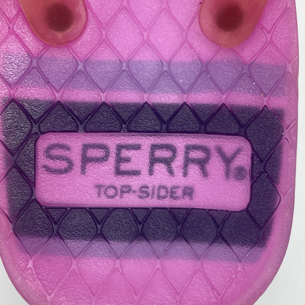 Sperry Womens‎ 7 Shoes Pink Rubber Flip Flop Waterproof Top-Sider Thong Sandals - Picture 13 of 14